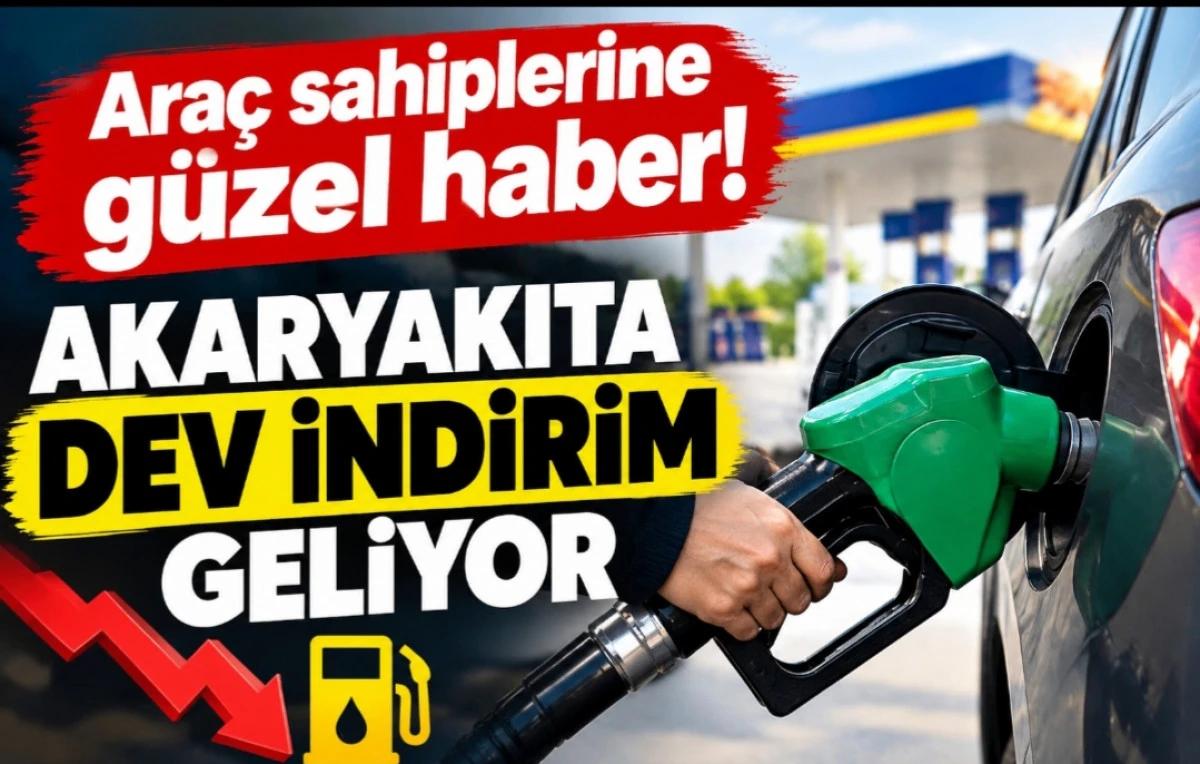 Ara&ccedil; sahiplerine g&uuml;zel haber! Akaryakıta dev indirim geliyor