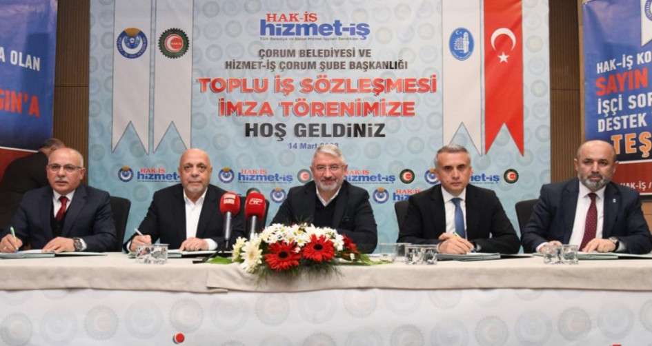 &Ccedil;orum Belediyesi personeli 14 bin 300 lira alacak