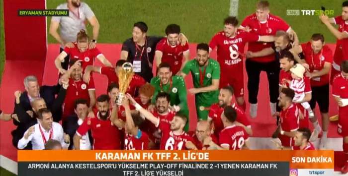 Karaman FK, TFF 2. Lig'e y&uuml;kseldi