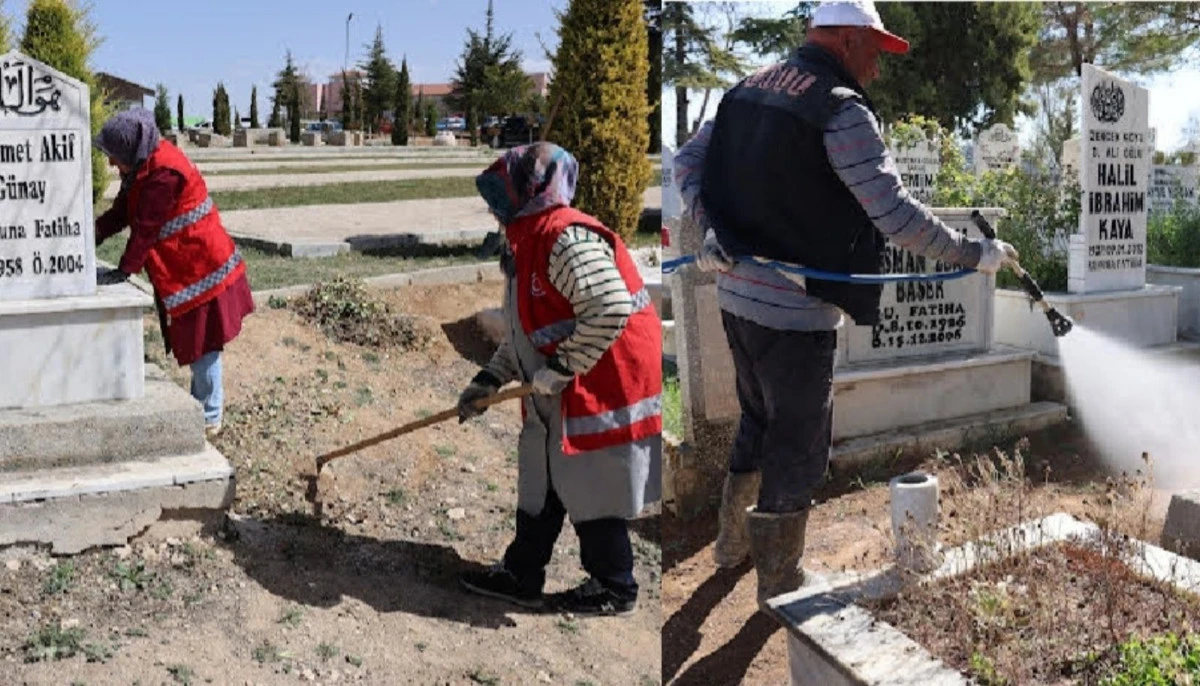 ŞEHİR MEZARLIĞINA ARA&Ccedil;LAR İ&Ccedil;İN YENİ GİRİŞ KAPISI A&Ccedil;ILDI